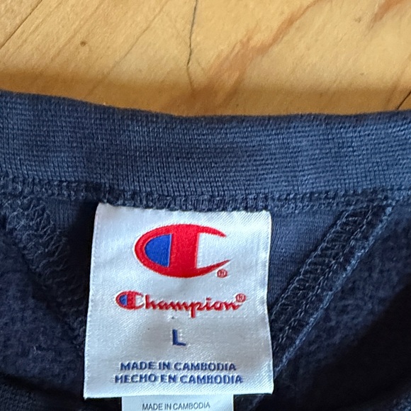 Champion Phys Ed SS Workout Gym Sweat-tee Sz L Vintage-vibe Collegiate NWOT - Picture 5 of 10
